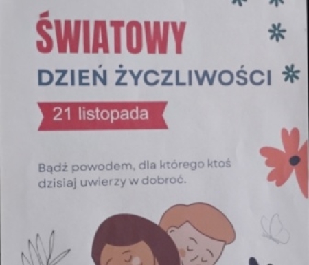 DZIEŃ ŻYCZLIWOŚCI – MAŁE GESTY WIELKA MOC