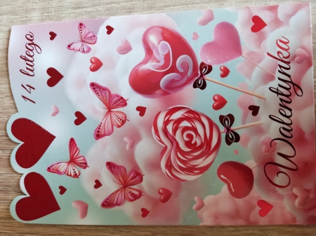 WALENTYNKI PEŁNE ŻYCZLIWOŚCI I KSIĄŻEK