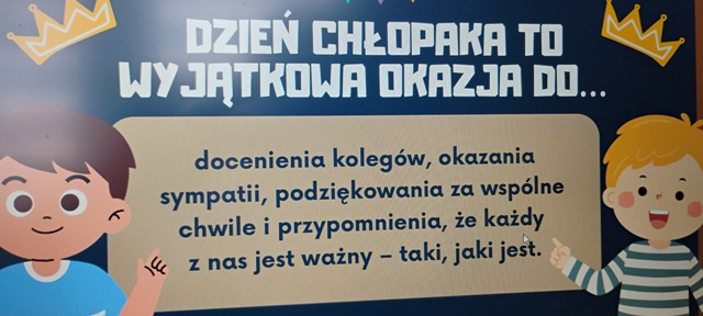 Dzień Chłopaka w naszej szkole!